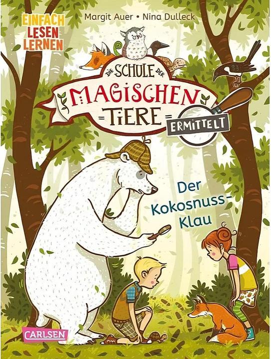 Die Schule der magischen Tiere ermittelt 3: Der Kokosnuss-Klau (Zum Lesenlernen) (Deutsch, Margit Auer, Nina Dulleck, 2021)
