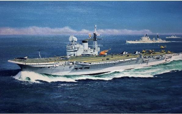 Actual product image Airfix Kit HMS Victorious 1:600