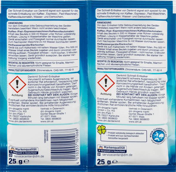 Produktbild dm Denkmit Schnell - Entkalker