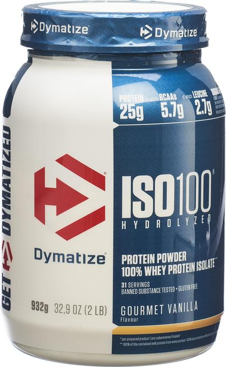 Actual product image Dymatize ISO 100 (900 g, 1x, Vanilla)