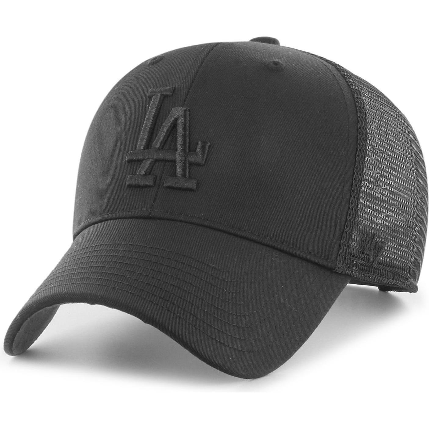 Thumbnail - 47 Brand, Herren, Cap, Trucker Branson Los Angeles Dodgers, Schwarz, (One Size)