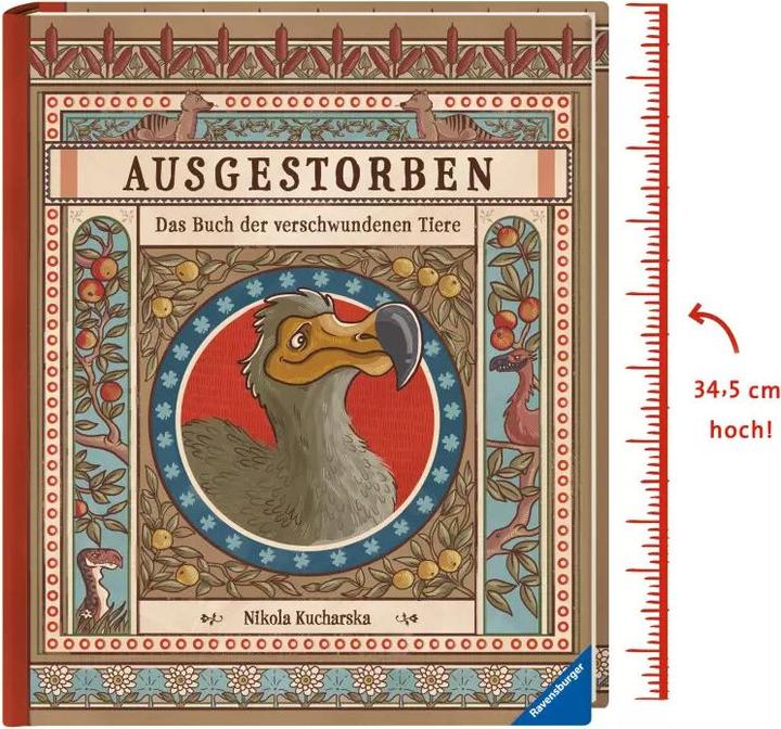 Produktbild Ravensburger Ausgestorben - Das Buch der verschwundenen Tiere (Deutsch, Joanna Wajs, Katarzyna Gladysz, 2020)