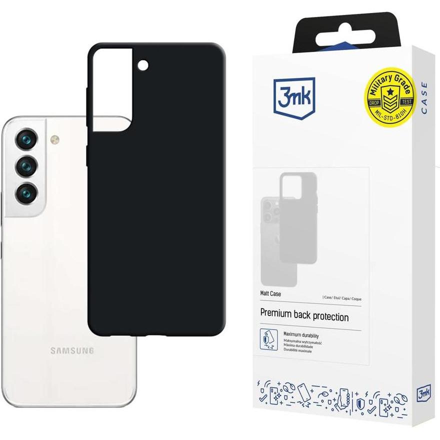 Thumbnail - 3MK Matt Case for Samsung Galaxy S22 black (Samsung Galaxy S22 5G), Smartphone Hülle, Schwarz