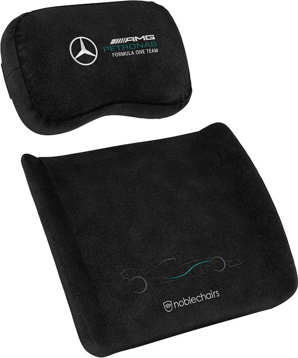 Actual product image noblechairs Memory Foam Pillow Set - Mercedes-AMG Petronas Formula One Team Edition