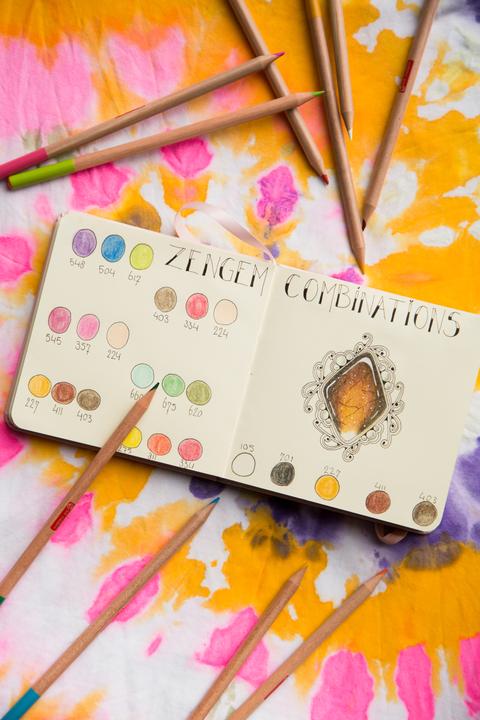 Produktbild Talens Malbuch 12 x 12 cm Pastellrosa (12 x 12 cm, Blanko)