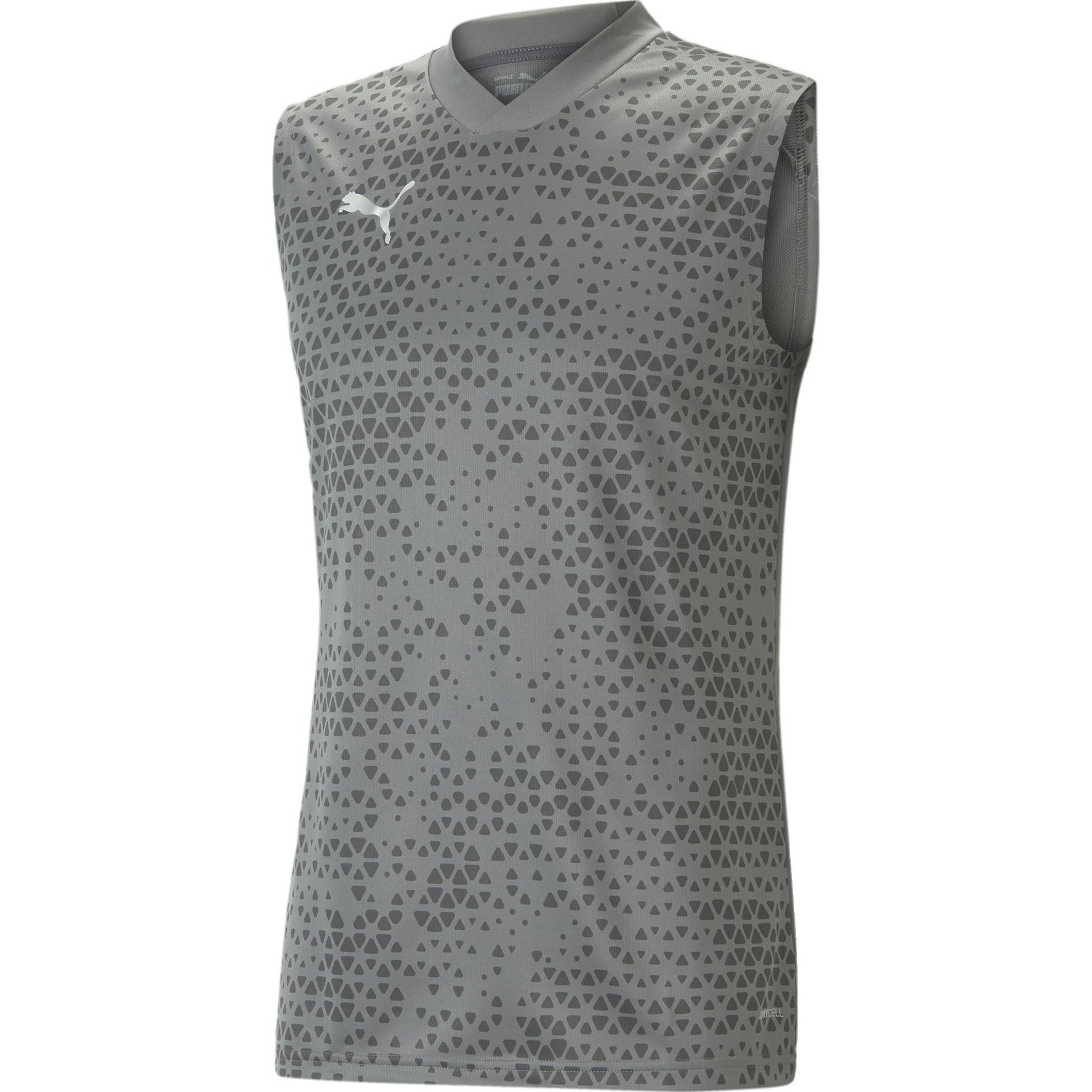 Puma, Herren, Sportshirt, teamCUP Training Jersey SL (3XL), Grau, 3XL