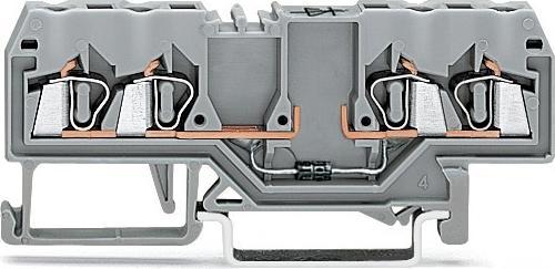 Produktbild Wago Diodenklemme 4-Leiter 280-815/281-411 Maximalstrom (Imax) pro Diode 0,5A, Max. Betriebsspannung (Um