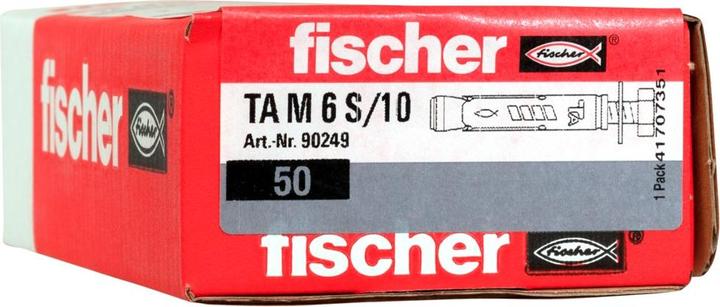 Image du produit Fischer Tam.charge lourdes TA M6 10 avec vis (50 pcs)