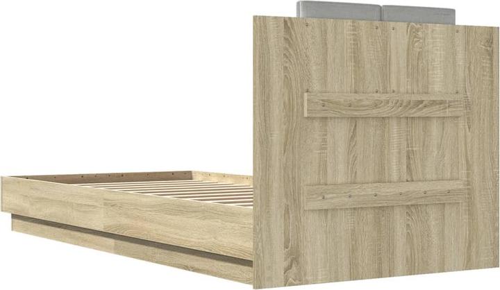 Immagine prodotto vidaXL Giroletto con testiera in rovere Sonoma (100 x 200 cm)