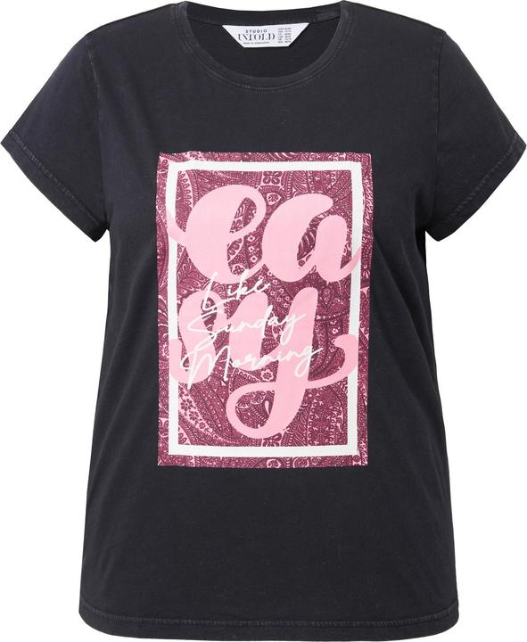 Actual product image Studio Untold T-Shirt, Classic Shape, Paisley-Statement (58)