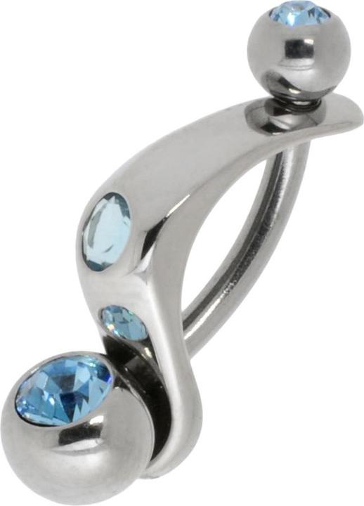 Produktbild Bijouteria Intimpiercing (Chirurgenstahl 316L, Zirkonia, Premium Kristall)