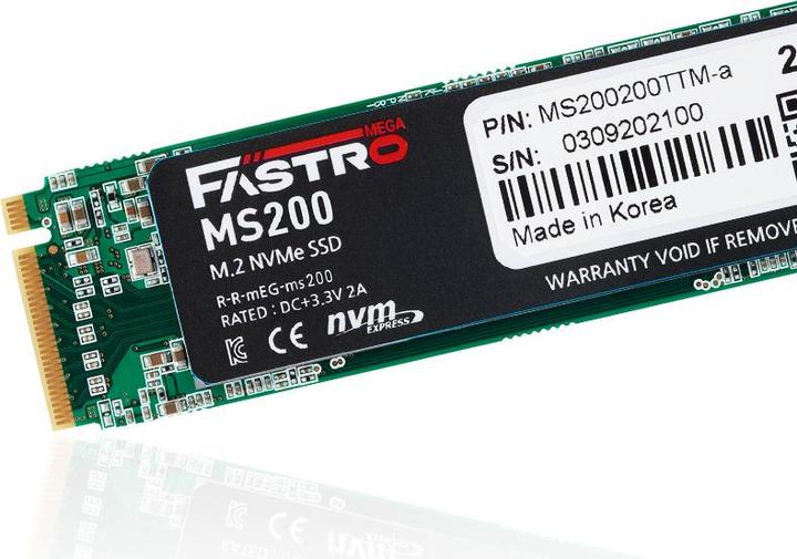 Actual product image Fastro MS200 (2000 GB, M.2 2280)