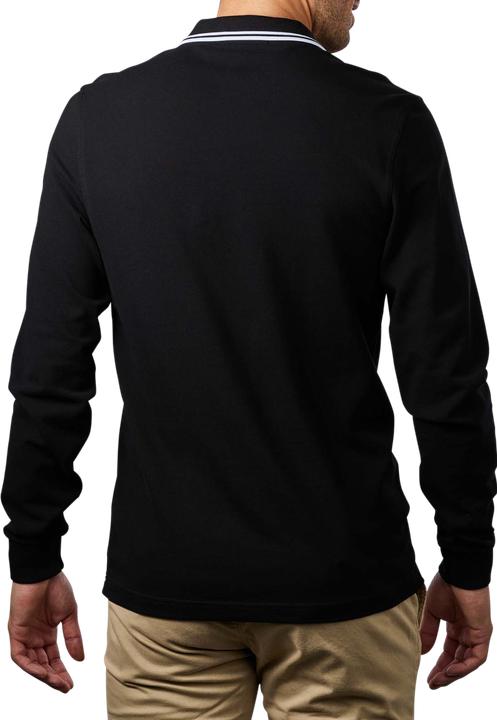 Immagine prodotto Fred Perry Polo Twin Tipped a manica lunga nera (XXL)