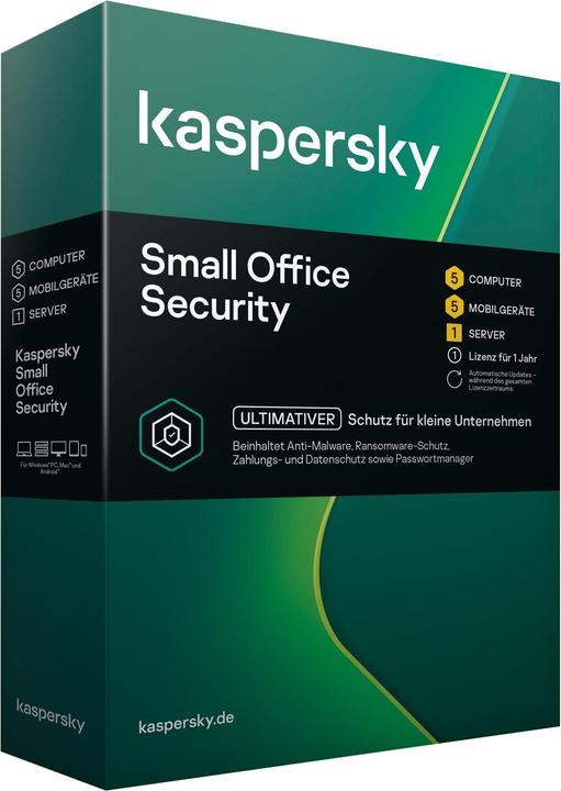 Immagine prodotto Kaspersky Small Office Security (6 Utente, 12 mesi)