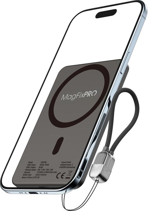Xlayer MagFix Pro Ultra Slim (5.000mAh) (5000 mAh, 15 W)