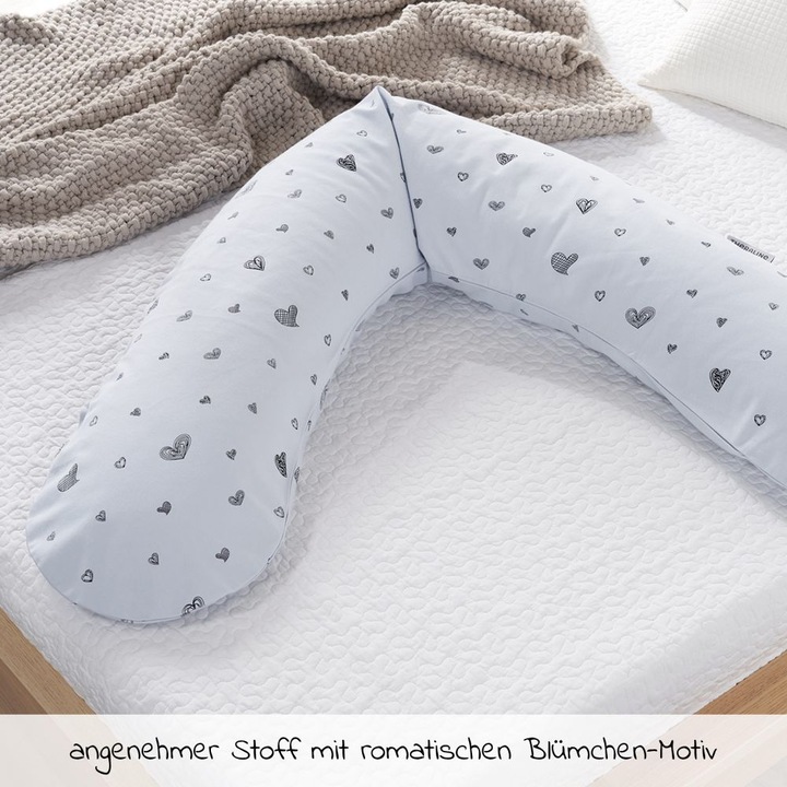 Produktbild Theraline Stillkissen "Das Original" mit Polyester Hohlfaser Füllung inkl. Bezug 190 cm (190 cm)