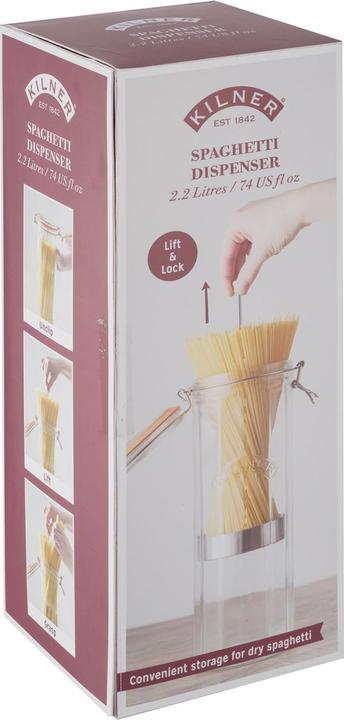Image du produit Kilner 25.737 Bocal à spaghettis en verre à couvercle amovible, 2.2 litres (2.20 l)