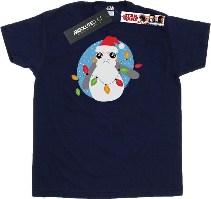 Produktbild Star Wars The Last Jedi Porg Christmas Lights TShirt (5XL)