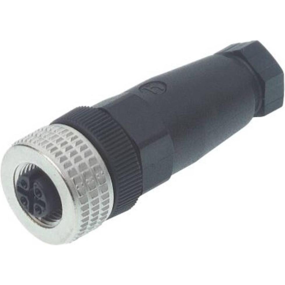 Thumbnail - Hirschmann Sensor-/Aktor-Steckverbinder, Elektronikkabel + Stecker, Schwarz