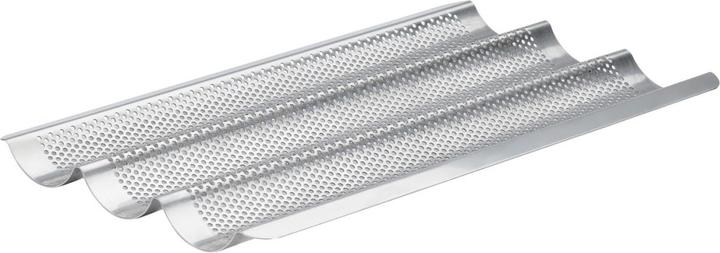 de Buyer 3 Baguette In Acciaio Inox Perfo. Lettura
