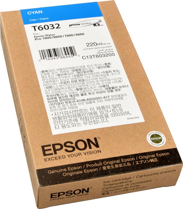 Actual product image Epson T6032 (C)