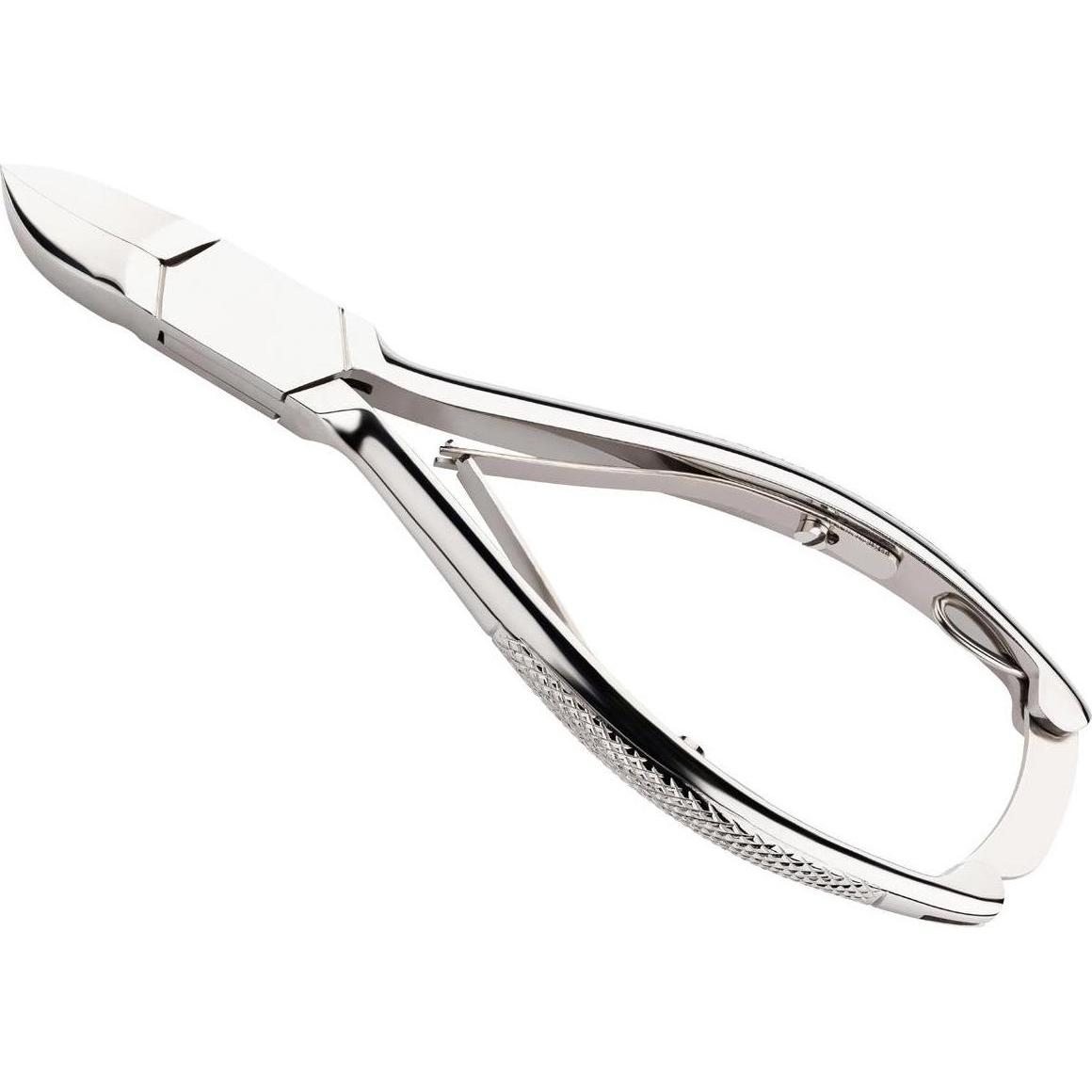 Alpen, Nagelpflegegerät, professionelle Nagelzange, vernickelt, durchgesteckte, Zange, Federmechanismus,Griff mit Stru