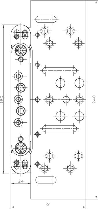 Actual product image Simonswerk VARIANT VX 7531 3D heavy-duty mounting element