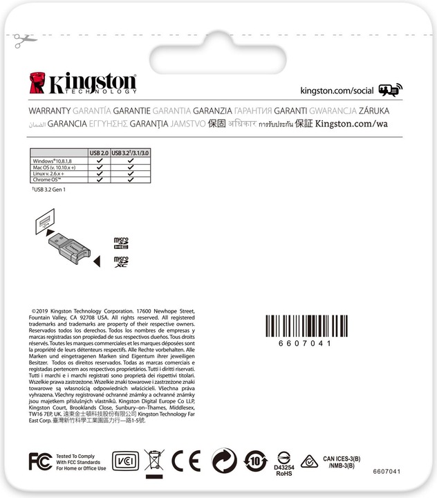 Produktbild Kingston MobileLite Plus microSD (USB)
