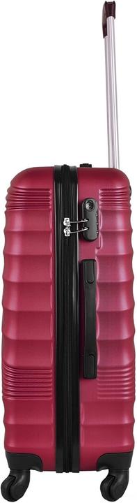 Actual product image Well Home Hard Shell Suitcase Set with Toiletry Bag