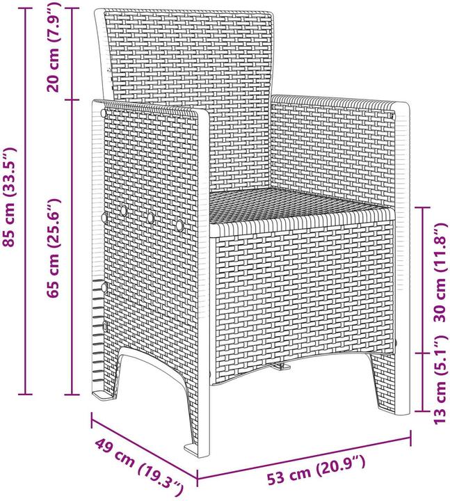 Produktbild vidaXL Garten Essset