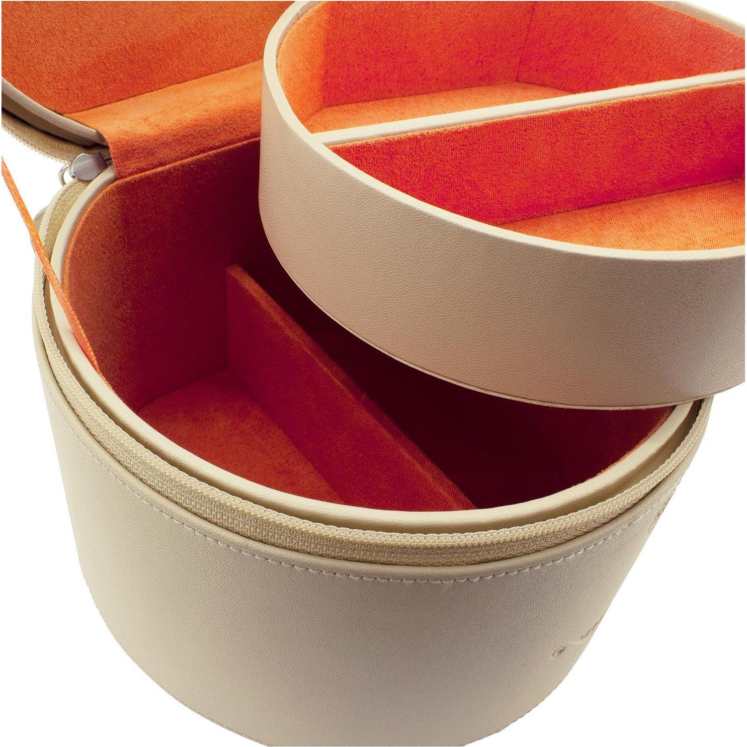 Thumbnail - Friedrich 23, Uhrenbox + Schmuckaufbewahrung, Schmuckkoffer Boho, Beige