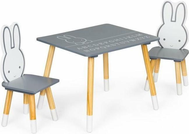 EcoToys children's table + 2 chairs (Kindersitzgruppe)