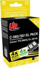 Produktbild Druckerzubehör Uprint UPrint Canon Pack 560/561XL 22 ml (Bk) + 18 ml (Cl) PG-560XL/CL-561XL