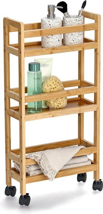 Actual product image Zeller Present Niche trolley, bamboo/MDF