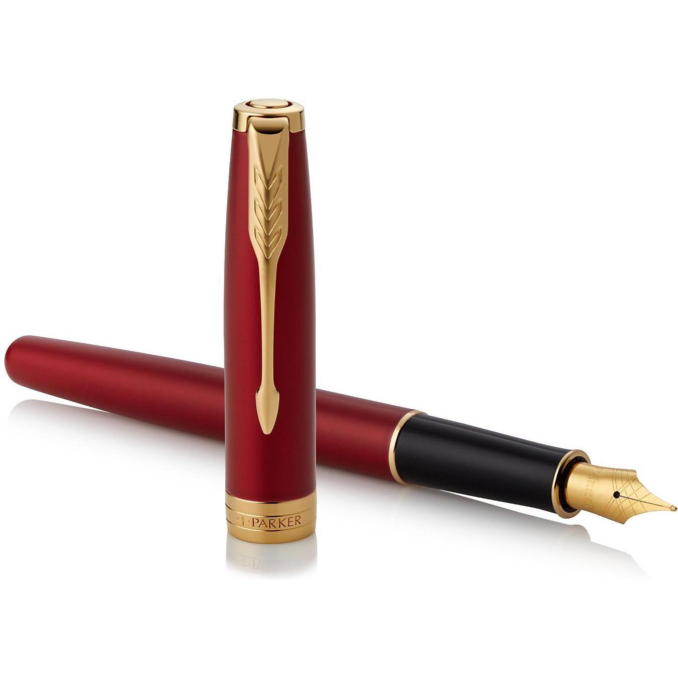 Thumbnail - Parker Pen, Schreibstifte, Sonnet (Rot, Gold, 1 x)