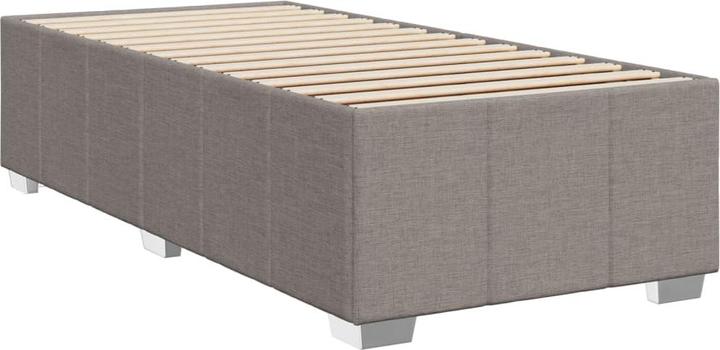 Actual product image vidaXL Bo x springbett mit Matratze 140 x 200 cm Stoff (140 x 200 cm)