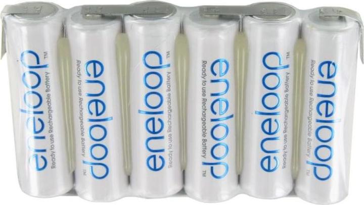 Image du produit Panasonic Akku Eneloop F1x6 6/BK-3MCCE mit Lötfahne (6 pcs, 2000 mAh, Batterie)