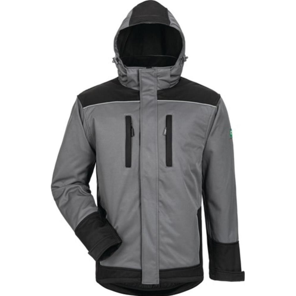 Elysee, Arbeitsjacke, Wintersoftshelljacke Ajax Grösse L grau/schwarz (L)