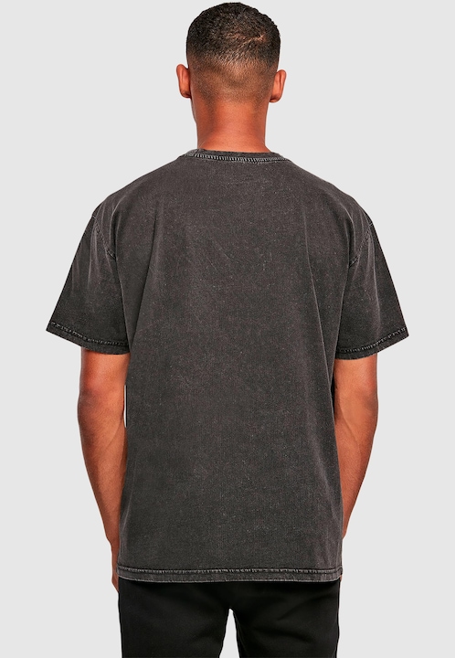 Produktbild Merchcode Slayer - Grayscale Helmet Acid Washed Oversize Tee - 169669 (S)