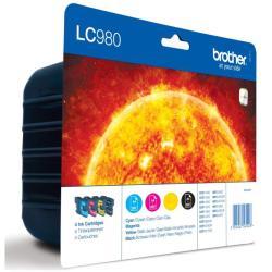 Brother, Druckerpatrone, LC980 Pack (M, B, C, Y)