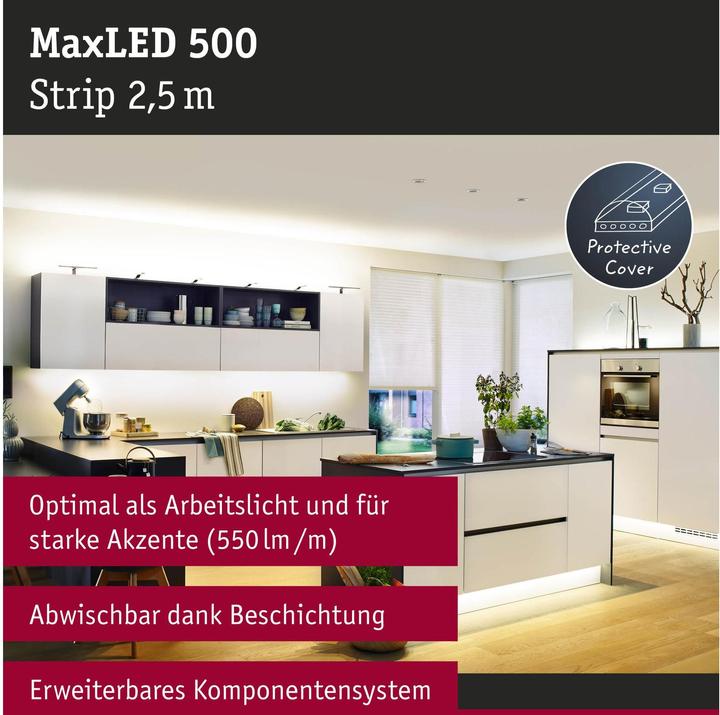 Actual product image Paulmann MaxLED 500 Stripe (Warm white, 250 cm, Indoor)
