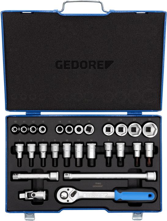 Image du produit Gedore Jeu de clés à douille métrique 1/
