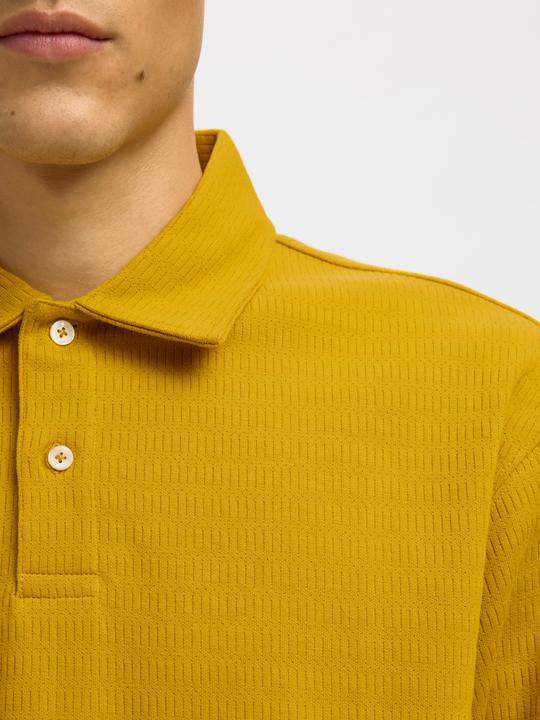 Produktbild Selected 100% Baumwoll Langarm-Poloshirt (S)