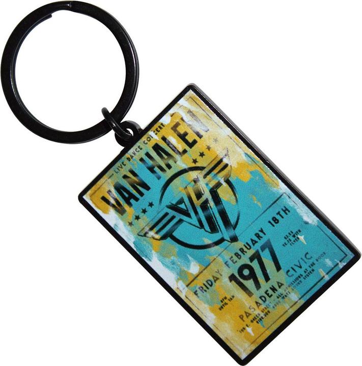 Actual product image Van Halen Pasadena '77 Keyring