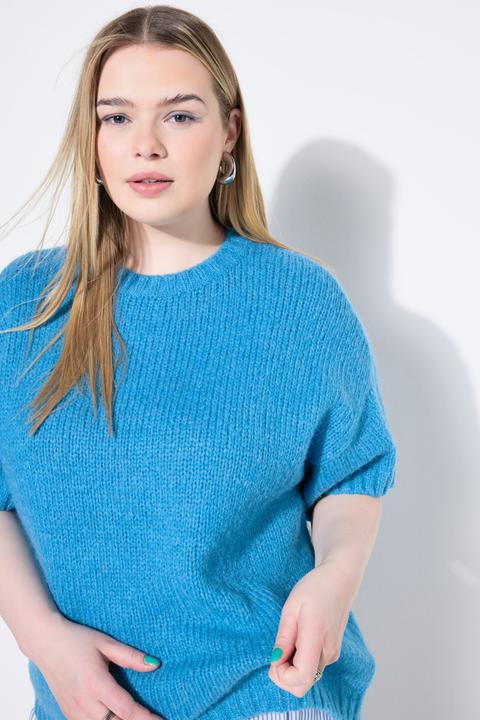 Actual product image Studio Untold Pullover, Oversize Shape, Fancy-Strick, Halbarm (46, 48)