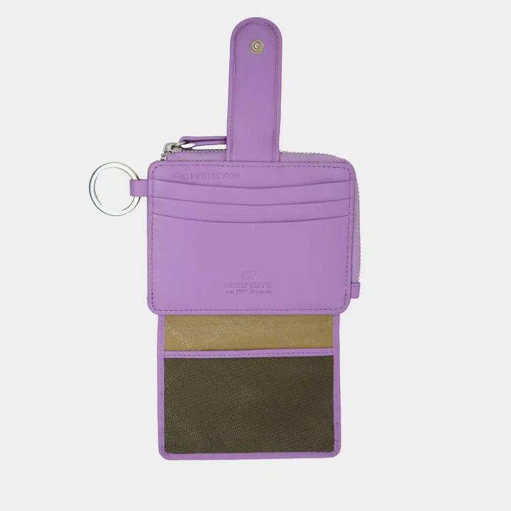 Actual product image Braun Büffel Joy credit card holder RFID protection leather 11 cm