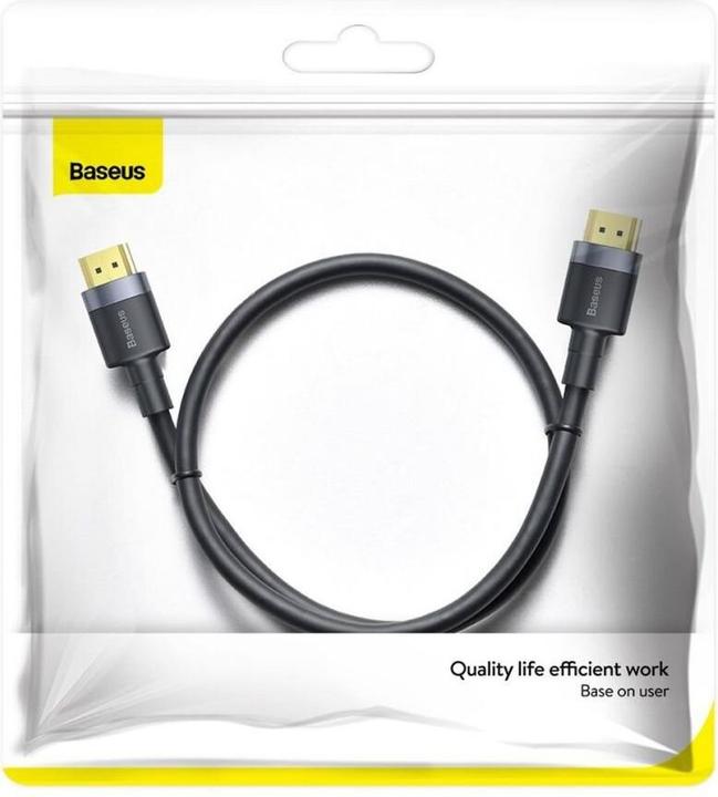 Image du produit Baseus Cafule 4KHDMI Male To 4KHDMI Male Adapter Cable 5m Black (5 m)