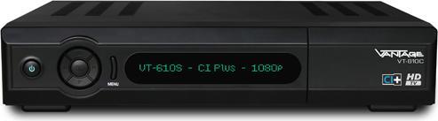 Actual product image Vantage VT-610C, CI+ capable Full HD cable receiver (DVB-C)