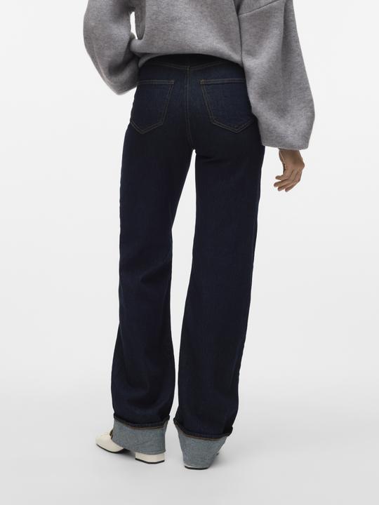Actual product image Vero Moda VMTESSA Hohe Taille Weiter Beinschnitt Jeans Weit geschnitten (W30/L32)