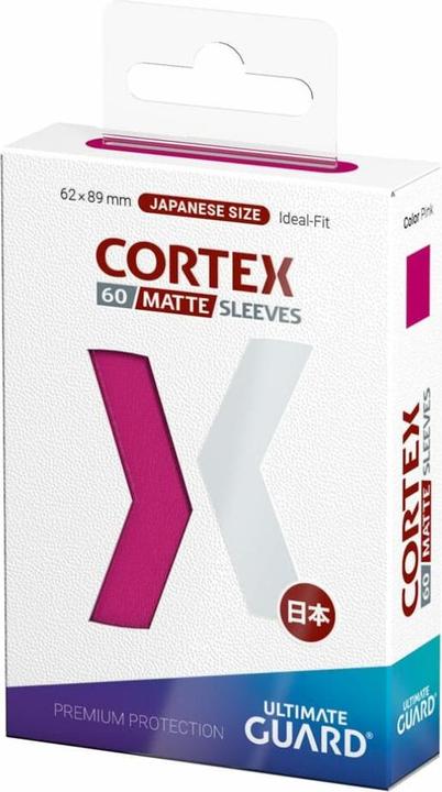 Produktbild Ultimate Guard 60 pochettes Cortex Sleeves format japonais Matte Pink